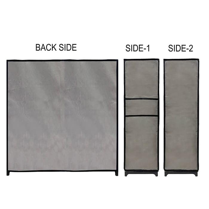Philoshop 8 Layer Tom & Jerry Cartoon Print Shoe Rack with Dustproof Fabric Cover – Fun & Spacious Kids Shoe Organizer view 2