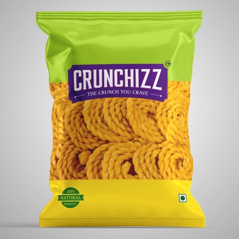 CRUNCHIZZ GHEE MURUKKU (Butter Chakli) I Authentic & Traditional Kerala Snack I No Additives or Preservatives I Pack of One I view 2