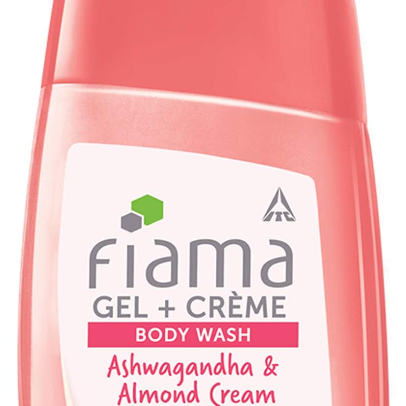 Fiama Gel Crme Body Wash Ashwagandha & Almond Cream, Shower Gel With Skin Conditioners For Moisturised Skin, 200 Ml Bottle view 2