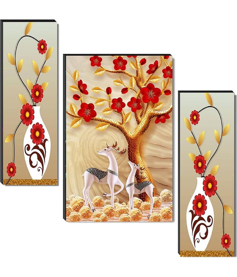 SNDArt Floral Painting for wall decor living room items 12 x 18 inch