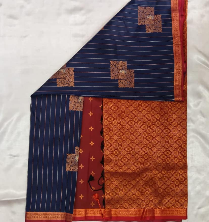 Vairaoosi Soft Silk Saree with Blouse view 3
