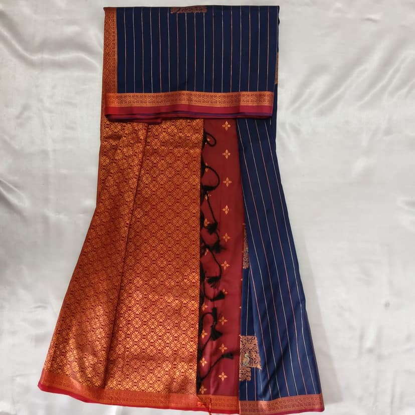 Vairaoosi Soft Silk Saree with Blouse view 4