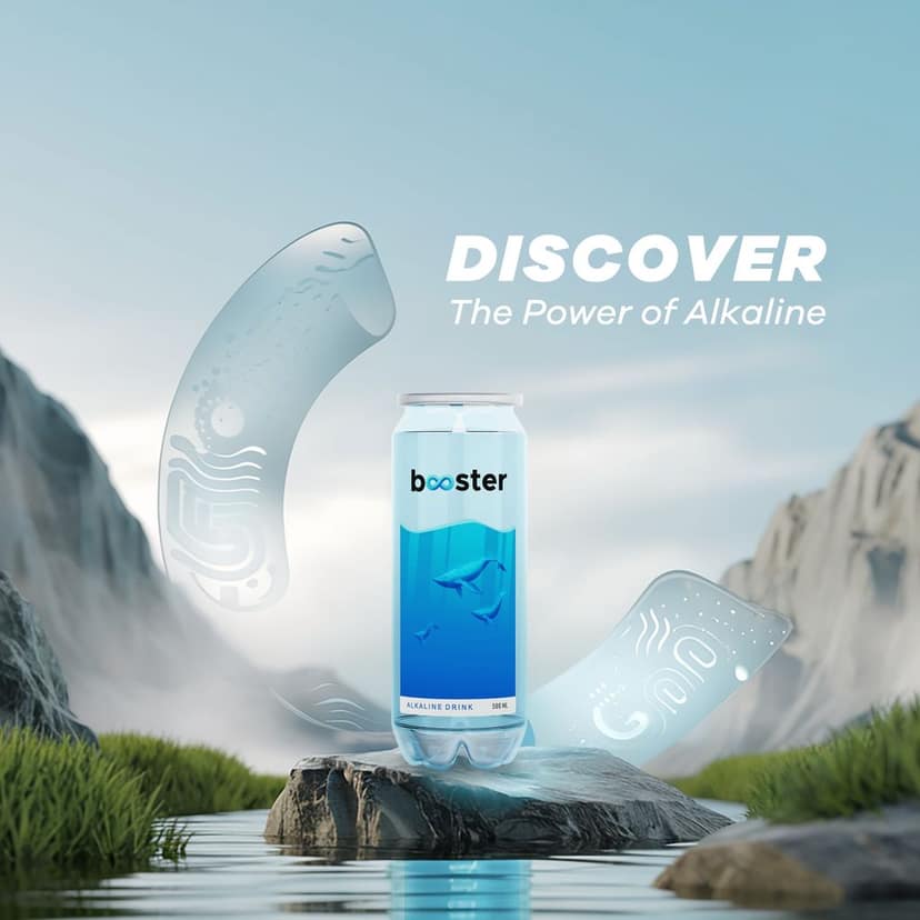 Booster Alkaline Drink, Mineral Rich-Alkaline Water pH 8+,Neutralizes Acidity and Supports For Building Immunity| (Pack Of 6) 500 ML view 5