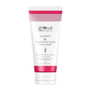 Globus Naturals Glycolic & 1% Salicylic Acid Face wash, 100 ml