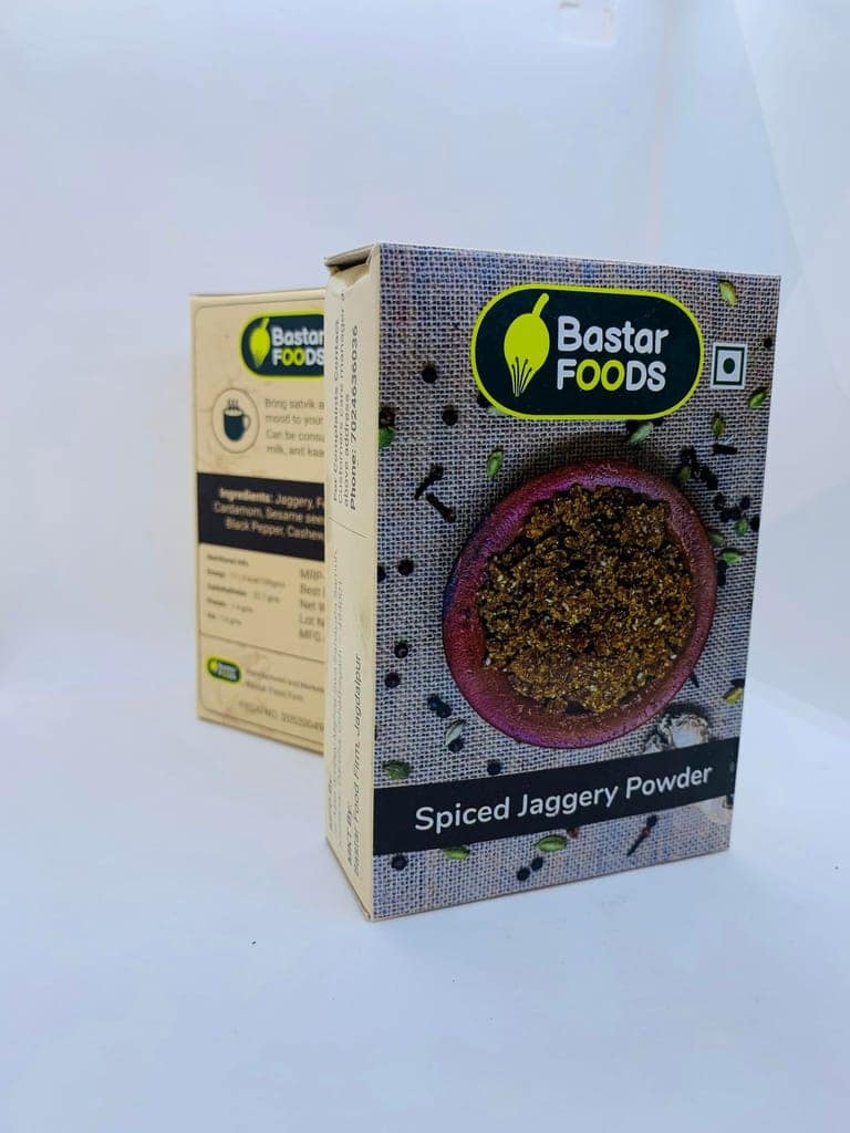 Bastar Food Premium Spiced Jaggery Powder 100% Natural | Made with Locally Sourced Ingredients | Gluten-Free and Vegan view 6