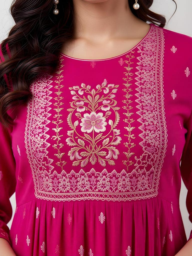 Designer Kurti for Women | Elegant Pattern | Modern Ethnic Wear for Festive and Casual Occasions view 4