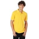 Mufti Yellow Ribbed Collar Polo
