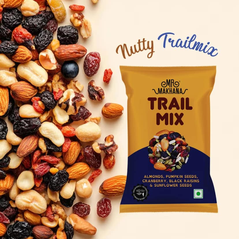 Mr Makhana Trail Mix Pack of 3 30g Each view 2