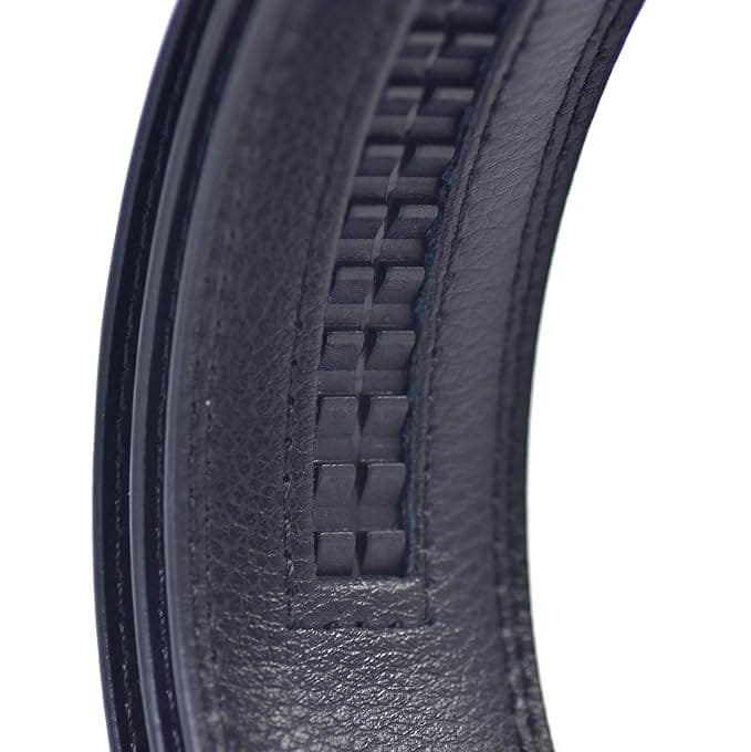 WildHorn Men's Genuine Leather Belt for Men| Premium Auto-Lock Buckle | Adjustable up to 48” (Premium Black) view 4