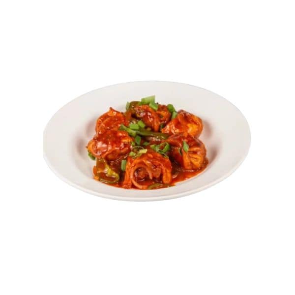 Honey Chilli Paneer Momos Half