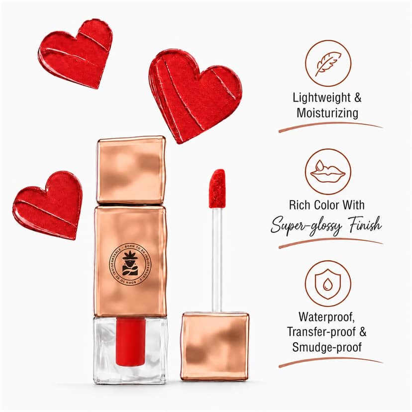 BOBI Velvet Matte Liquid Lipstick, Shade BLISS_3 (2.5 ml) view 4
