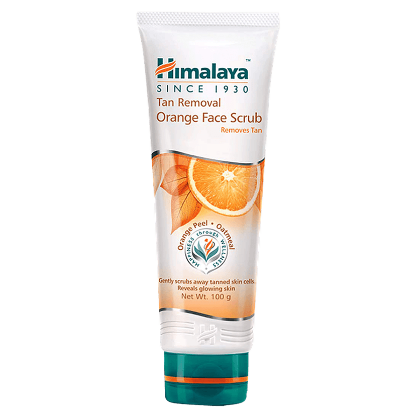 Himalaya Tan Removal Orange Face Scrub, 100 G view 2