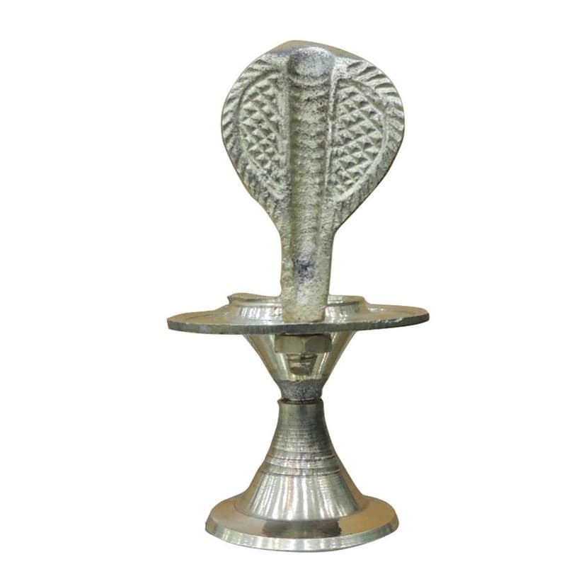 Brass Jaladhari Argha Shivling ? Traditional Pooja Base, Height : 4 Inch (ZMAS420 B) view 3
