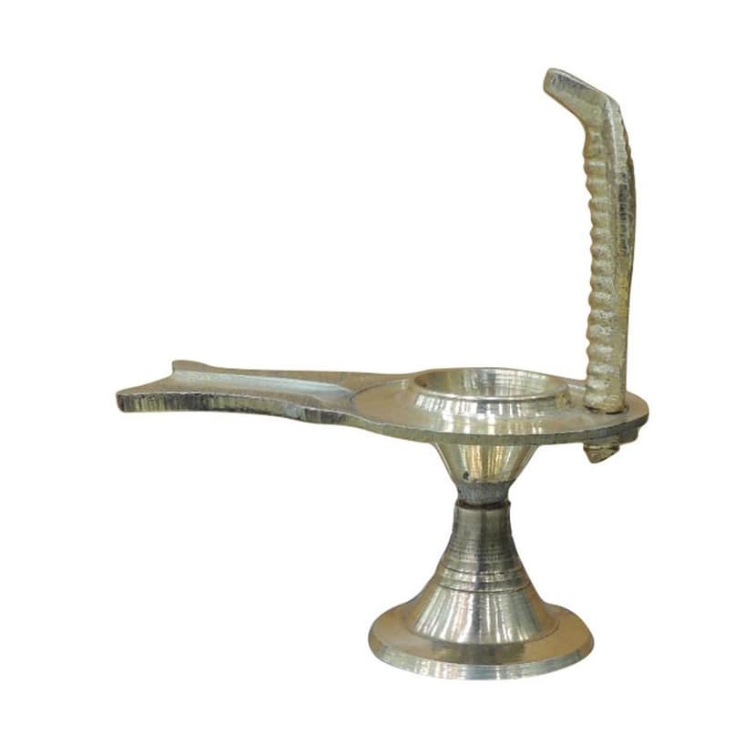 Brass Jaladhari Argha Shivling ? Traditional Pooja Base, Height : 4 Inch (ZMAS420 B) view 4