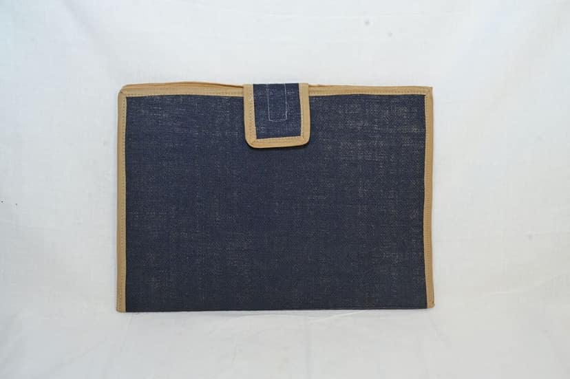 Jute File Folder with Button Closure view 2