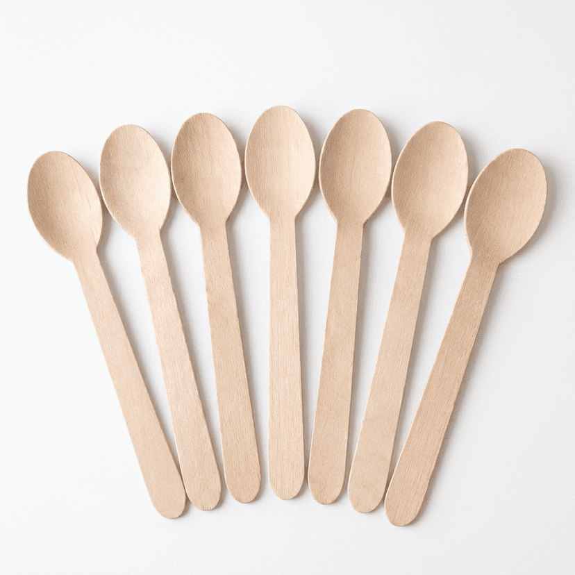 Disposable Premium Wooden Spoon 160 mm 200 PCS