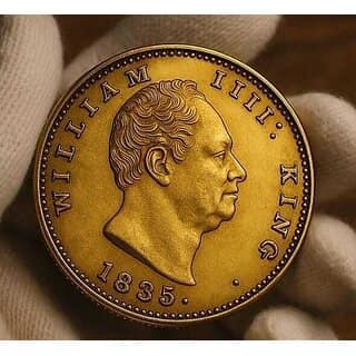 Rare 2 Mohor 1835 William 4Rth, British India Rare Most Demanded Old Coin