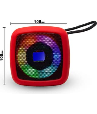Musify 036 party speaker 10 W Bluetooth Speaker Bluetooth V 5.0 with USB,SD card Slot,Aux,3D Bass Playback Time 6 hrs Black