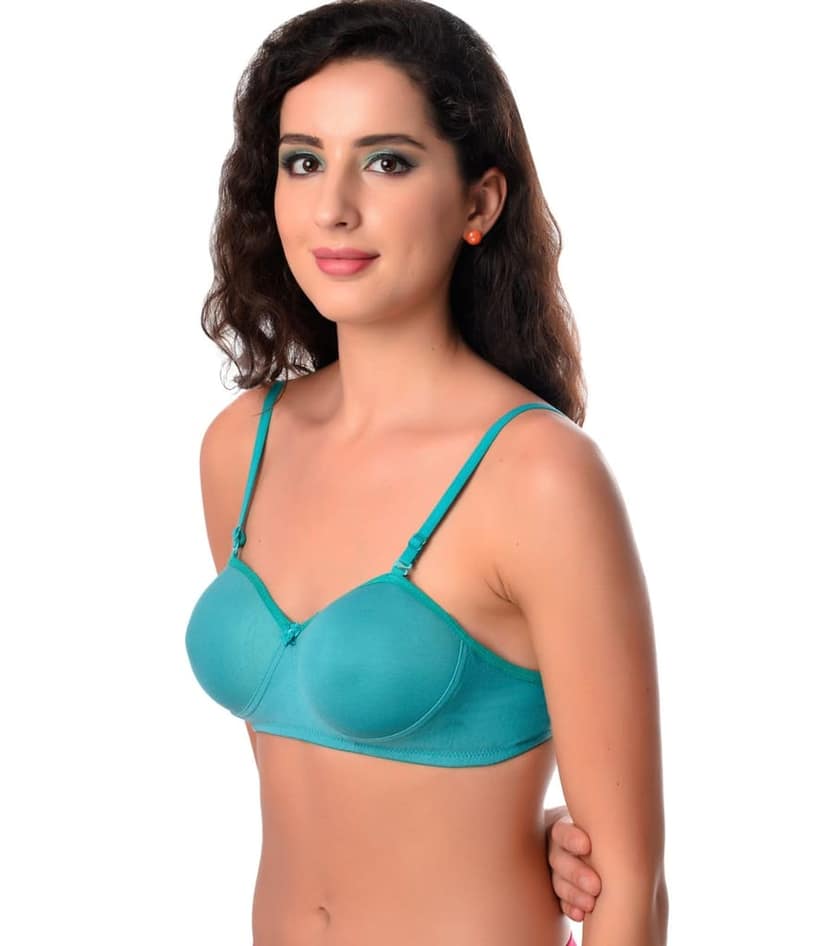 ADORNSTAR Women's Cotton Light Padded Full Coverage Bra view 4