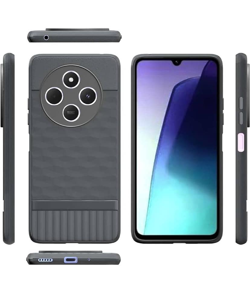 BIG WINGS Shock Proof Case Compatible For Polycarbonate Redmi A4 5G ( Pack of 1 ) view 2