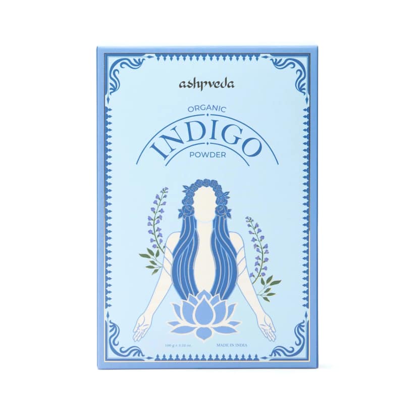 ashpveda Organic Indigo Hair Color Powder