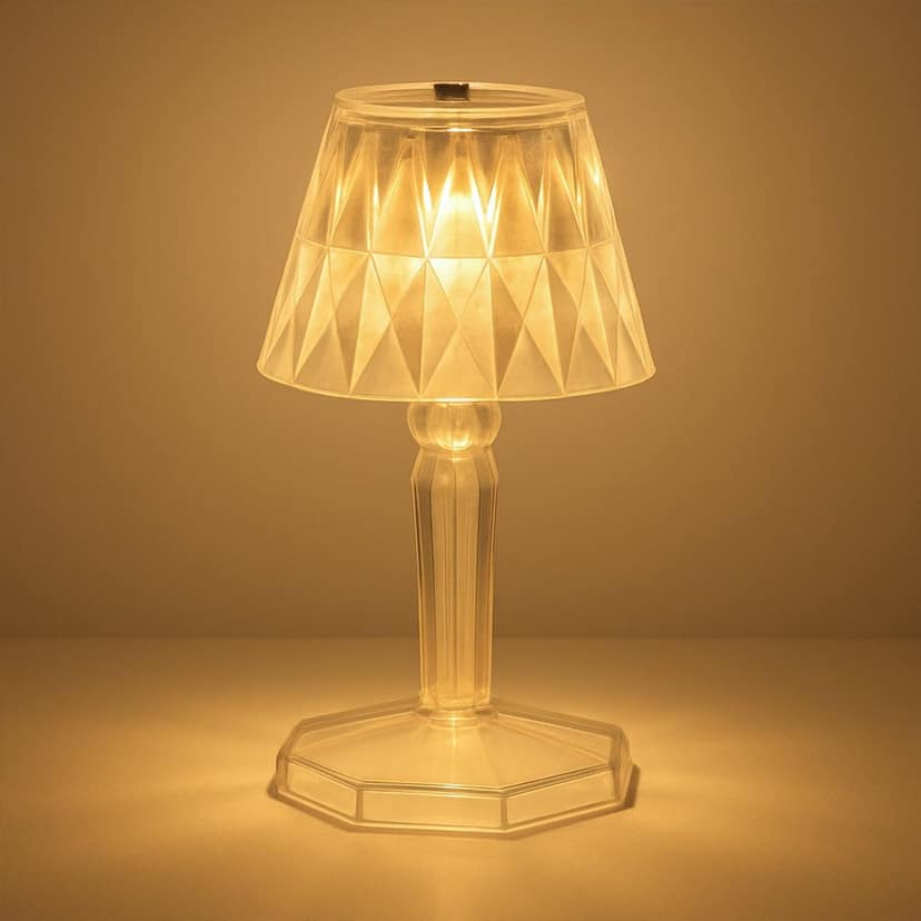 Mini Crystal Table Lamp with Sparkling Reflection Light view 2
