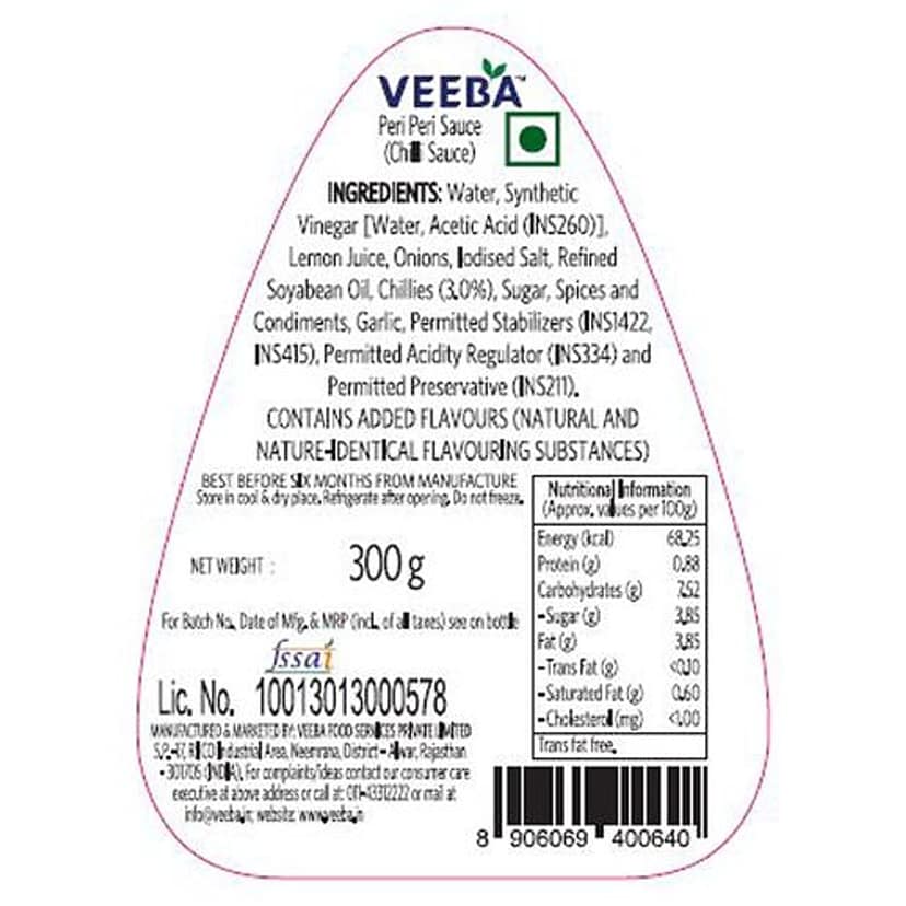 VEEBA Peri Peri Sauce, 300 g view 2