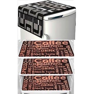 REVEXO Refrigerator Cover (Width: 20 cm, Multicolor)
