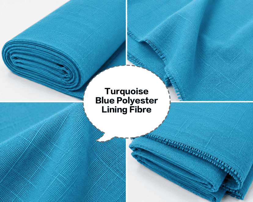 Turquoise Blue Polyester Lining Fibre (Bada Panna), Turquoise Blue Polyester Lining Fabric (Bada Panna), Turquoise Blue Lining Fabric (Bada Panna), Blue Green Polyester Lining Fabric (Bada Panna), Turquoise Polyester Inner Lining (Bada Panna)