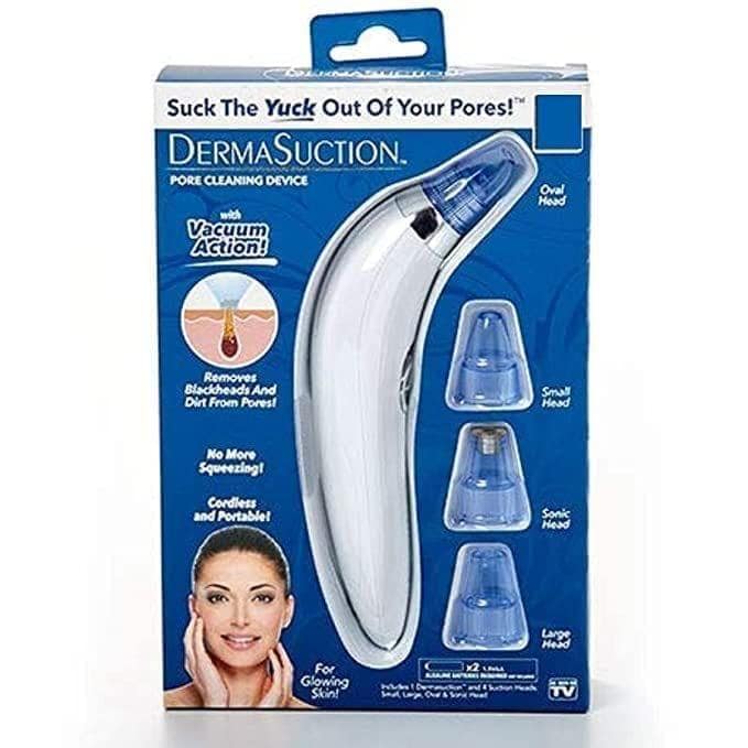 4 in 1 Multi-function Blackhead Remover Tool 4 in 1 Multi-function| Electric Derma suction Machine | Acne Pimple Pore Cleaner Vacuum tools | Facial Cleanser Device for Face, Nose and Skin Care