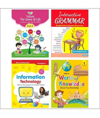 Self Enhancement Workbooks for Students Grade 1 Combo Book Set (Set of 4)