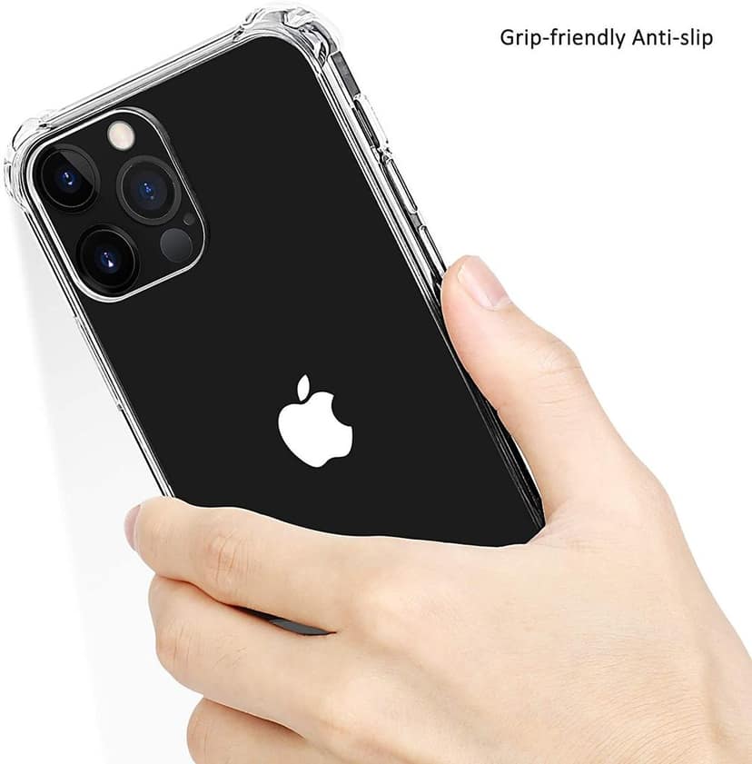 Memumi Crystal Series Thin Hard Back Cover for Apple iPhone 12/12 Pro Shockproof-Trans White (6.1") view 7