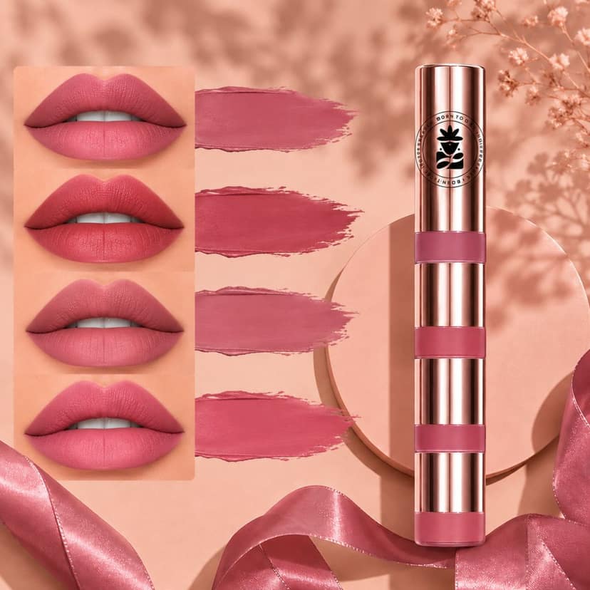 BOBI 4 in1 Lip Kiss Stacker Pink Play Liquid Lipstick-8ml view 2