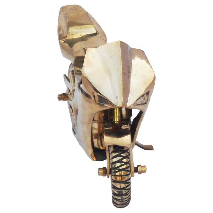 Brass R15 Bike Decorative Toy | Indian Handicraft Miniature, Height : 4.5 Inch (ZMAS328 D) view 3