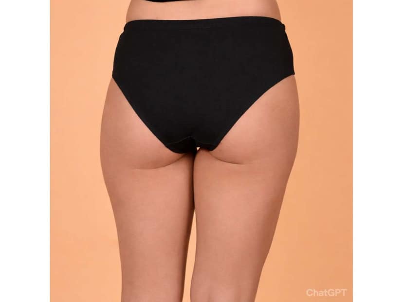 Stud & Gracy Soft setin concealed elsastic Panty Black - L - 34 view 2