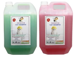 SWACCH CAT Shampoo (5 Litre) (Combo Pack of 2) Jasmine, NEEM ALOVERA