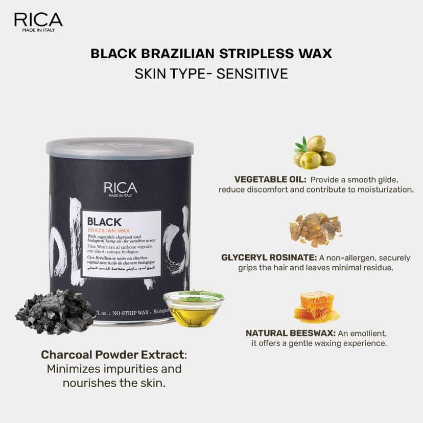 Rica Black Brazilian Wax (800g) view 2