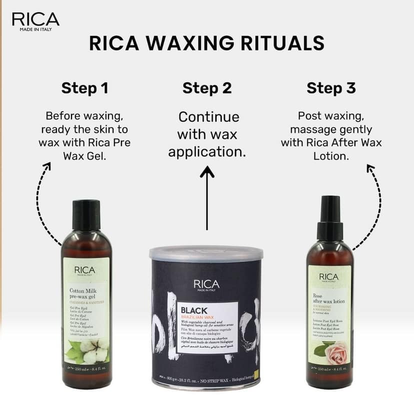 Rica Black Brazilian Wax (800g) view 7