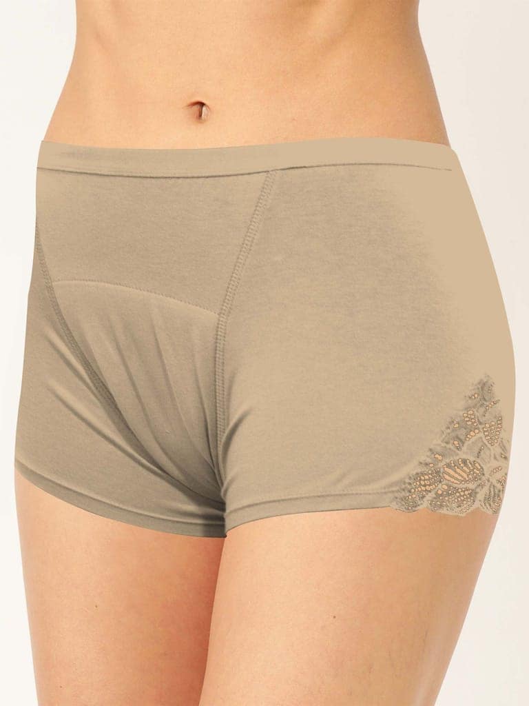 Women Boyshorts Lenzing Modal A Lace Period Underwear view 3
