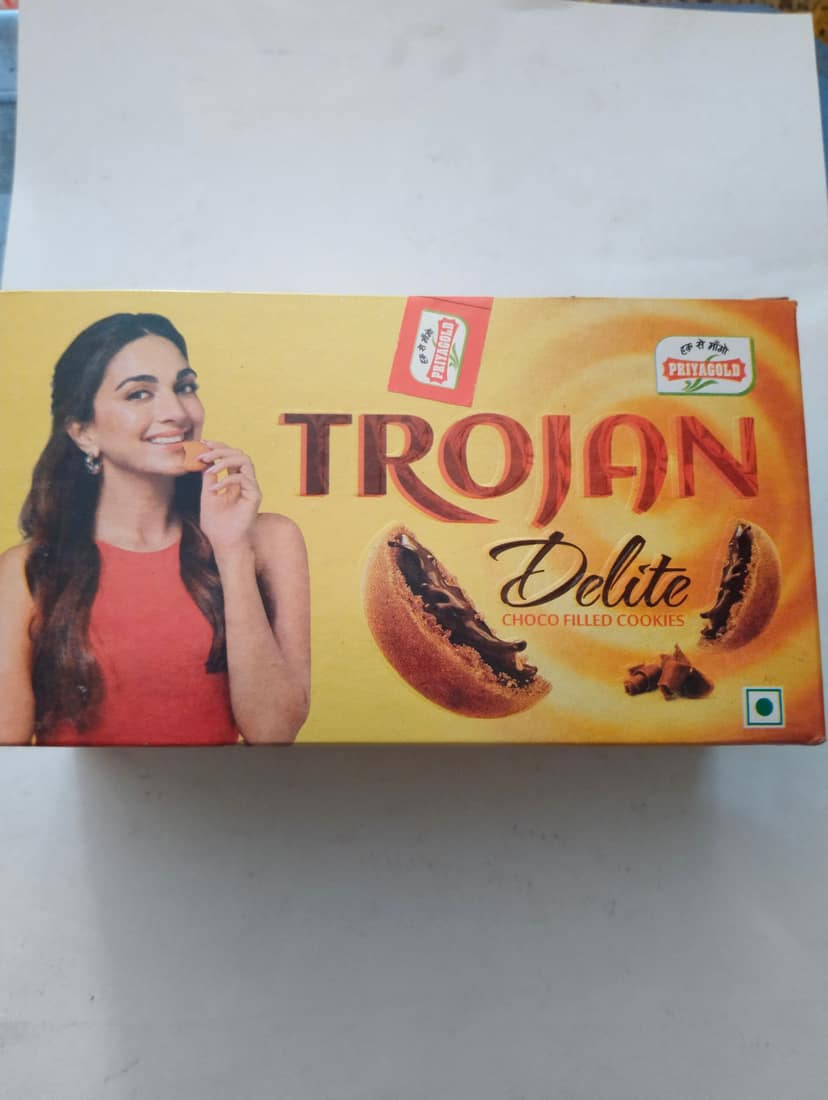 Priyagold Trojan Delite Choco filled cookies