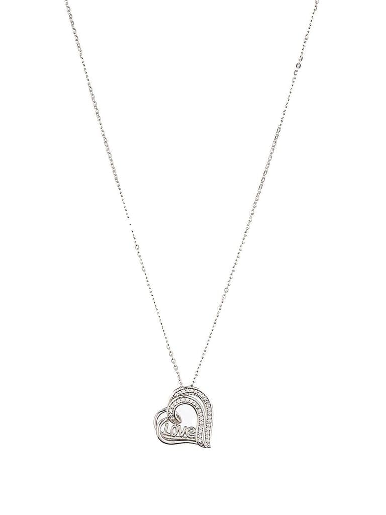 Anti-Tarnish Silver Plated Love Heart Shaped Locket Chain Necklace view 4