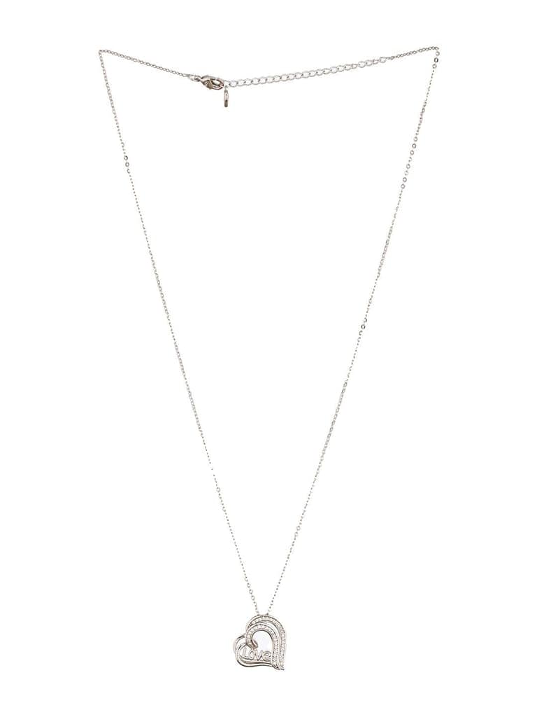 Anti-Tarnish Silver Plated Love Heart Shaped Locket Chain Necklace view 5