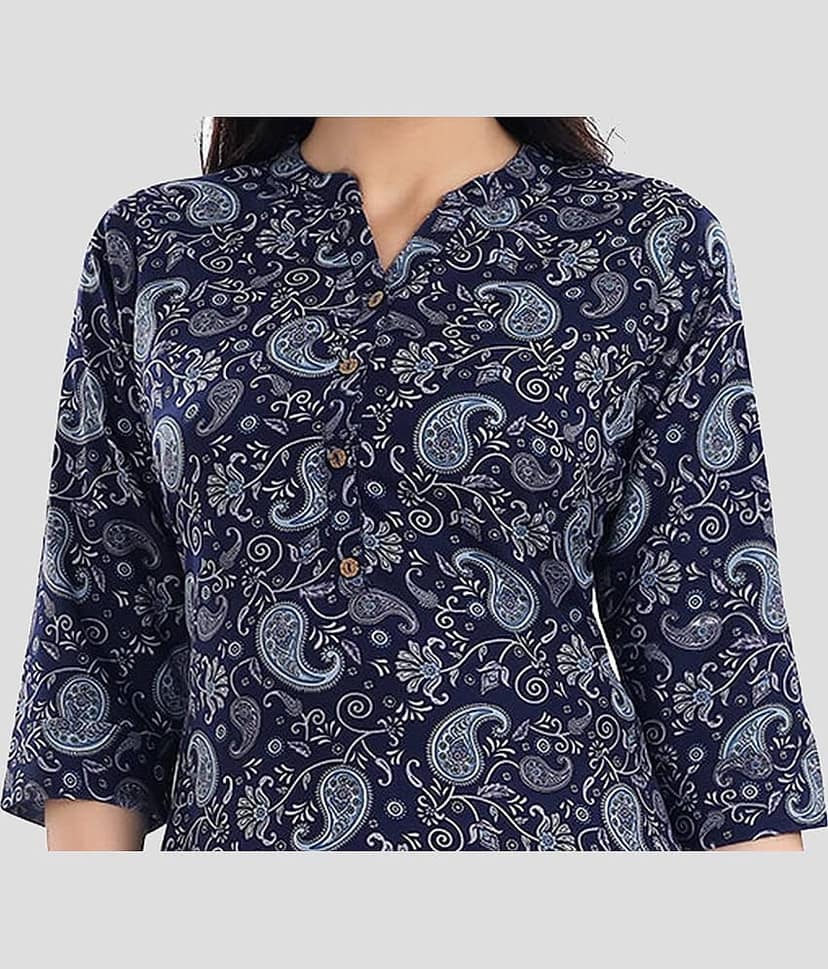 Crepe Short Kurti For Women (Pack of 1) view 2