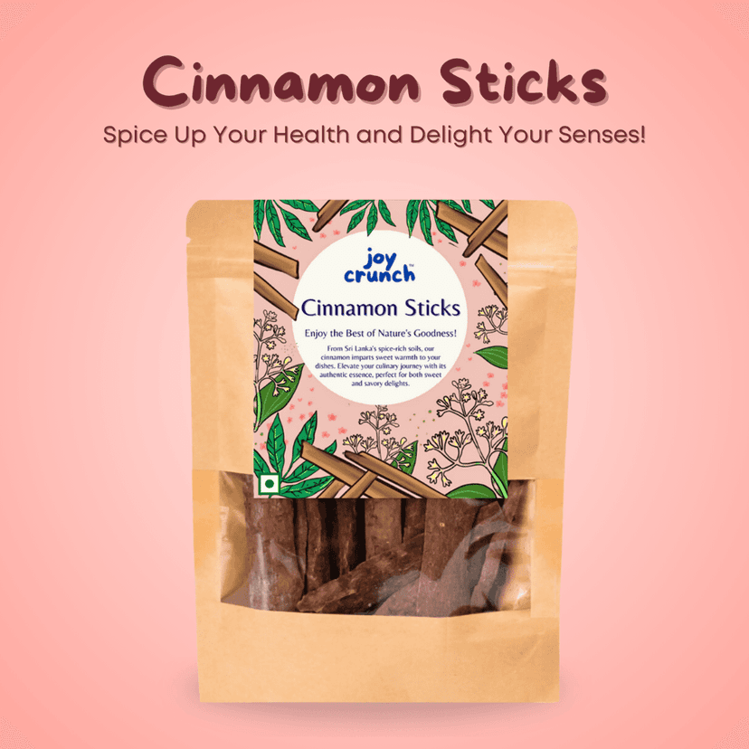 Joy Crunch Premium Cinnamon Stick 100g | Srilankan Cinnamon Sticks Original | Antioxidant Rich | Unpolished Dalchini Cinnamon Stick view 2