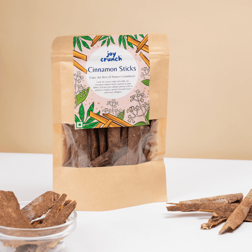 Joy Crunch Premium Cinnamon Stick 100g | Srilankan Cinnamon Sticks Original | Antioxidant Rich | Unpolished Dalchini Cinnamon Stick view 7