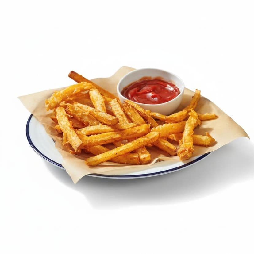 Crispy Golden Potato Fries with Tomato Dip - 5 kg - One pack of frozen fries with dip view 3