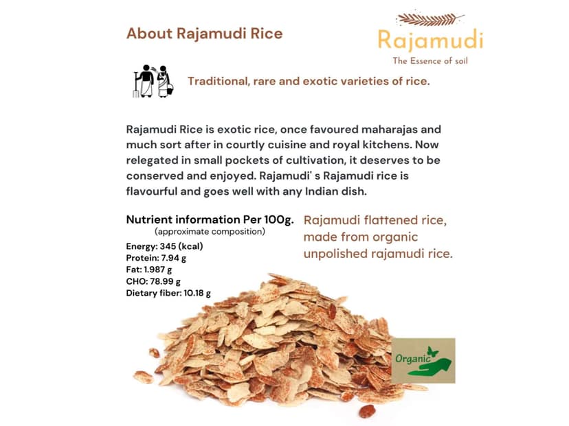 Rajamudi Organics Avalakki (Poha) - 2 Kilogram view 3