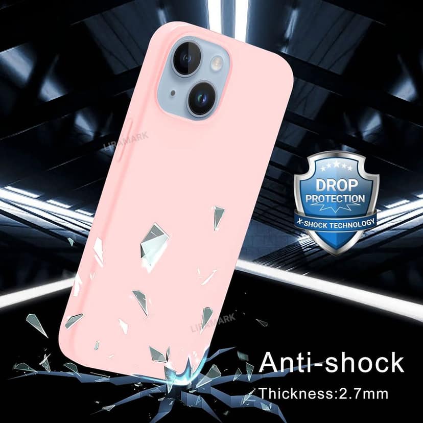 LIRAMARK Liquid Silicone Soft Back Cover Case for Apple iPhone 14 Plus (6.7 inch) view 6