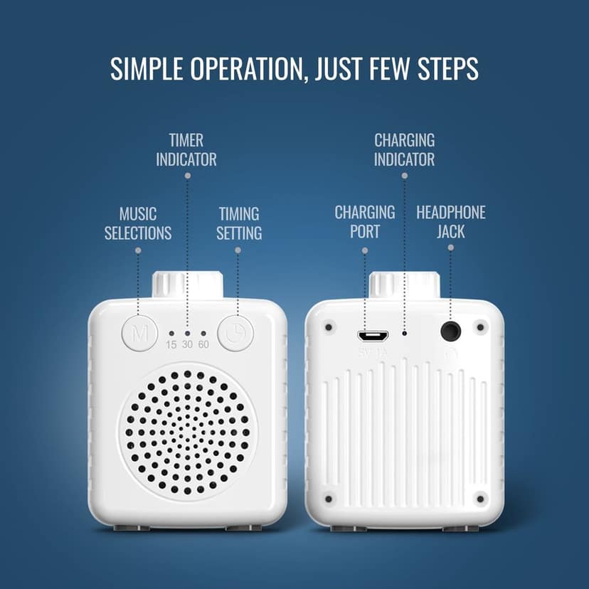 Sleep by Saregama Carvaan - Portable White Noise Player with 20 Soothing Sounds for Better Sleep view 5
