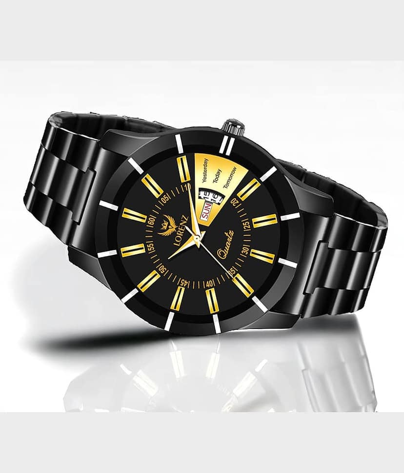 Lorenz Black Stainless Steel Analog Men's Watch